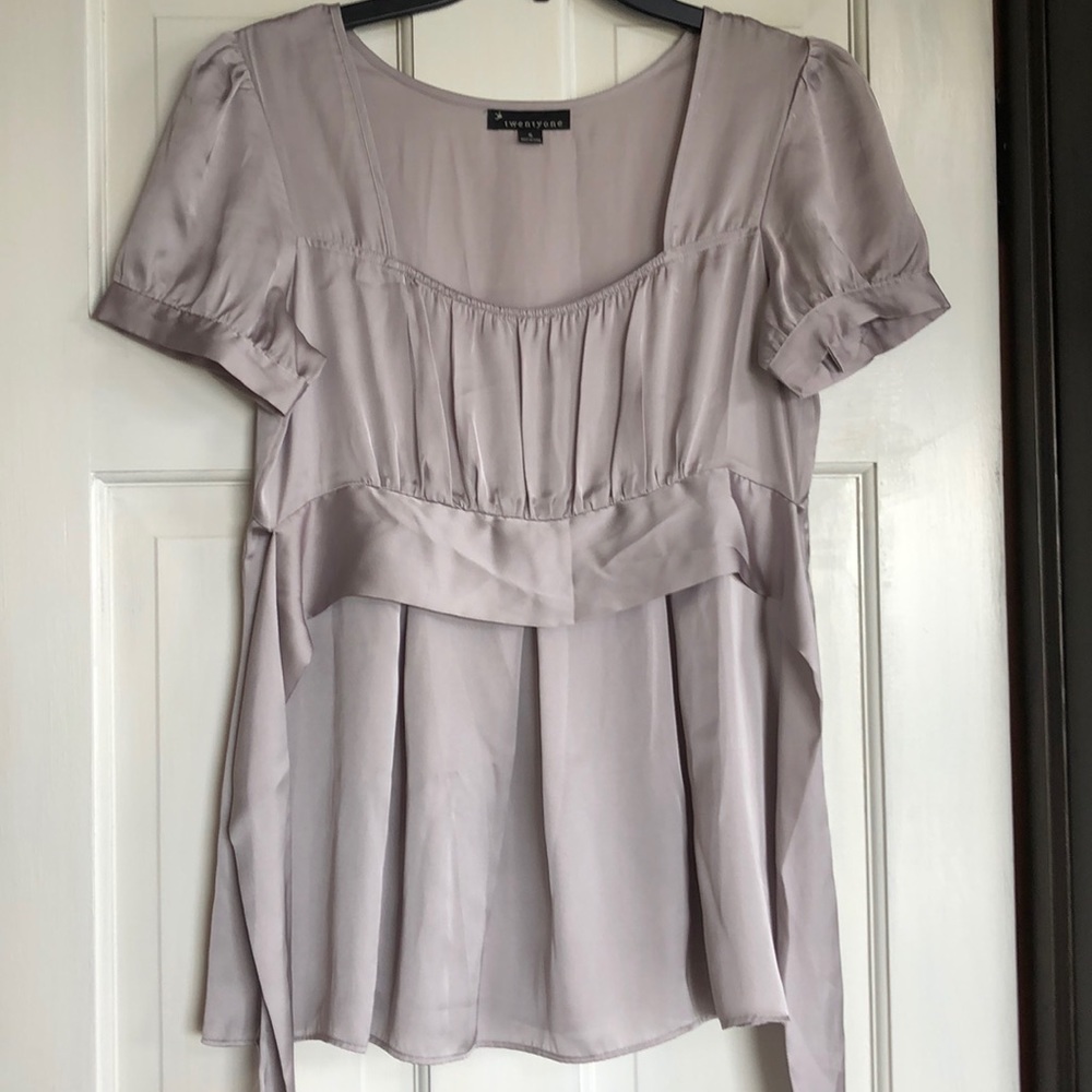 Twenty one silk blouse.